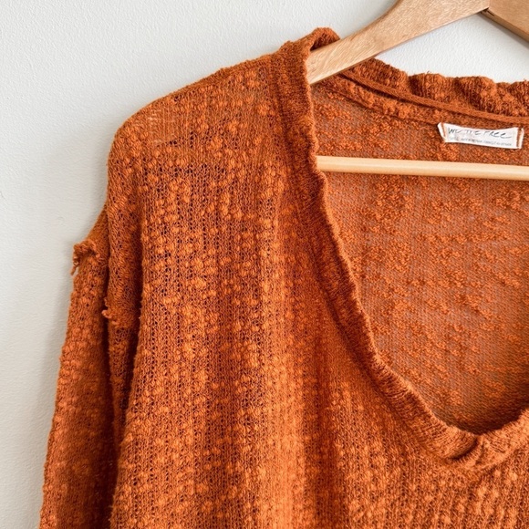 FREE PEOPLE • Ocean Air Hacci Textured Top in Copper - Picture 4 of 10